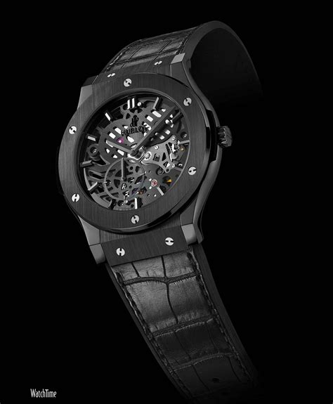 hublot classic fusion classico ultra-thin all black|Hublot classic fusion automatic watch.